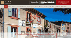 Desktop Screenshot of hostellerie-des-corbieres.com